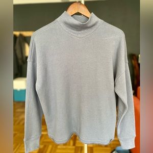 NWT Madewell Hemp Cotton Mock Neck Sweatshirt - Size XS